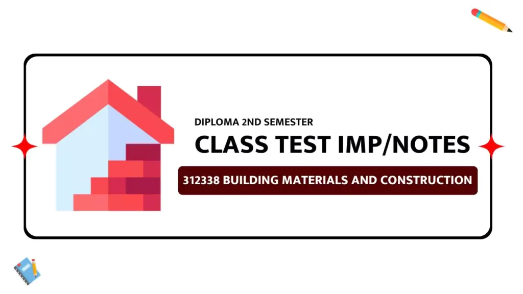 BMC 312338 IMP Questions for Class Test & Notes
