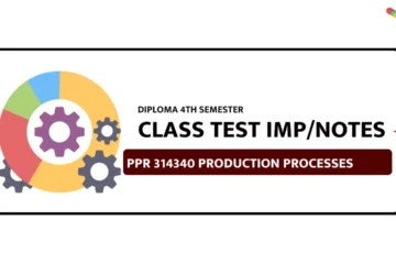PPR 314340 IMP Question & Notes for Class Test