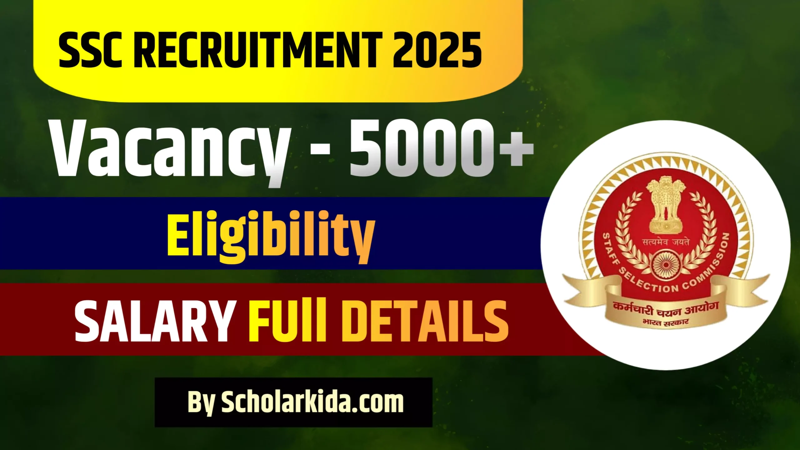 SSC Selection Posts Recruitment 2025